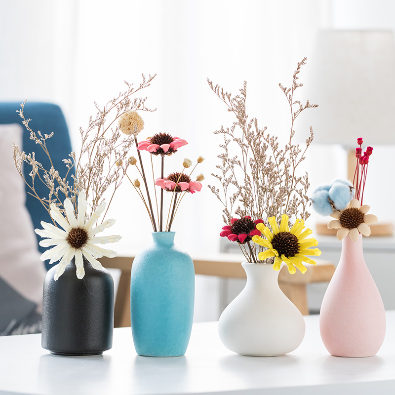 Dry Flower Harness vase Rose Eugalie Full Star home Nordic Ins small frescoed living-room desktop hem