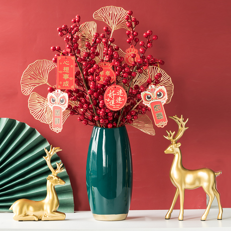 New Young Lavish Soft Loaded Deer Swing wedding Joe Festive Hair Treasure House Living Room TV Cabinet Wine Cabinet Decorations-Taobao