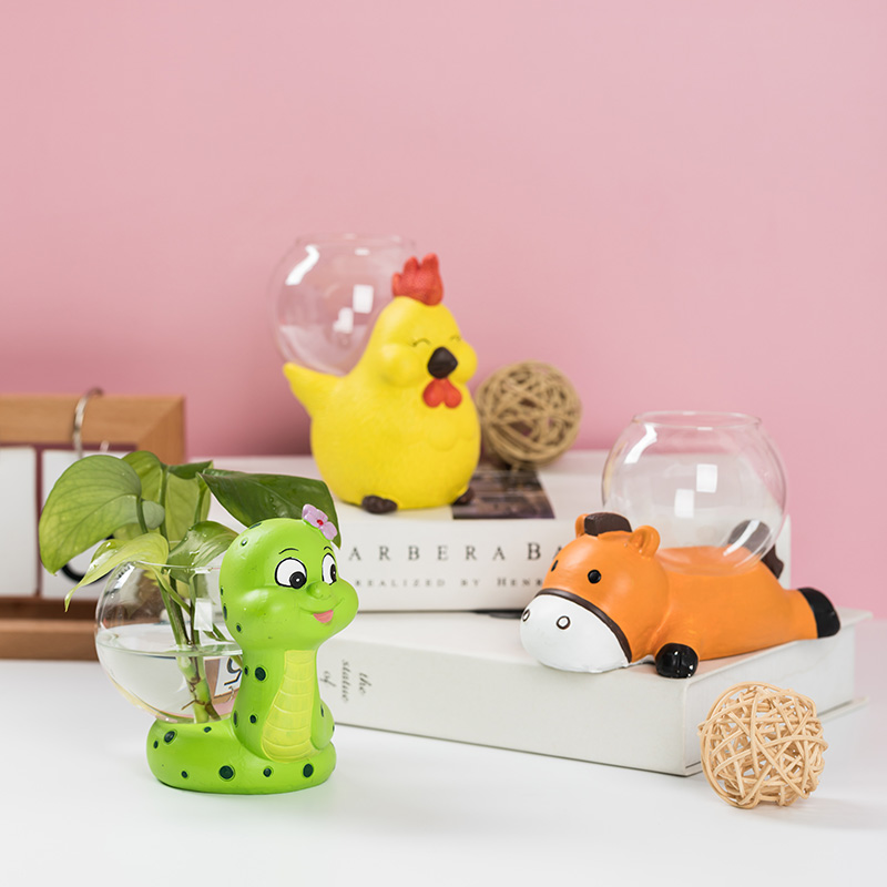 Creativity Cute Duosheng Shaw Swing Piece Tabletop Home Adornment Wine Cabinet Living Room Cartoon Children's Room Small Furnishing-Taobao