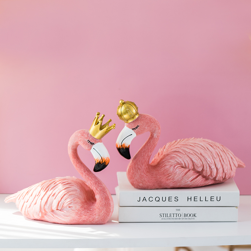 Creative Nordic Ins Fire Birds Swing Piece Home Modern Living Room Wine Cabinet TV Room Adornment New Wedding Gifts