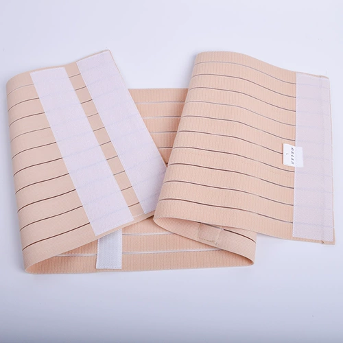 鸿竹 Эластичный послеродовой дышащий утягивающий пояс на талию для беременных, желтый послеродовой бондаж