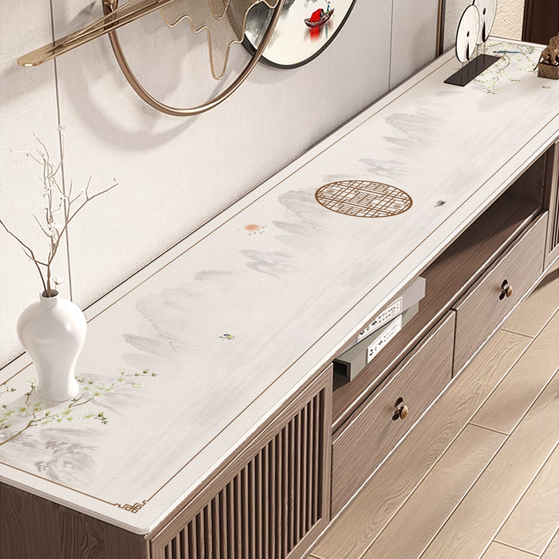 New Chinese-Style Tv Cabinet Mat, Stain-Resistant, No-Wash Tablecloth, Scratch-Resistant, Wear-Resistant, Entryway Shoe Cabinet, Sideboard Countertop Protection Mat New Chinese-Style Tv Cabinet Mat, Stain-Resistant, No-Wash Tablecloth, Scratch-Resistant, Wear-Resistant, Entryway Shoe Cabinet, Sideboard Countertop Protection Mat