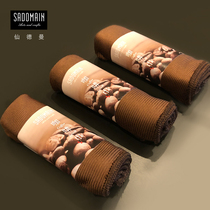 Taiwan Xiandeman coffee towel tea ceremony water absorbent high-grade milk frother hairless cleaning cloth towel thickened square towel