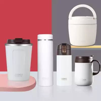 Taiwan insulation bucket lunch box Portable insulation lunch box set double-layer office worker Japanese style with tableware insulation box