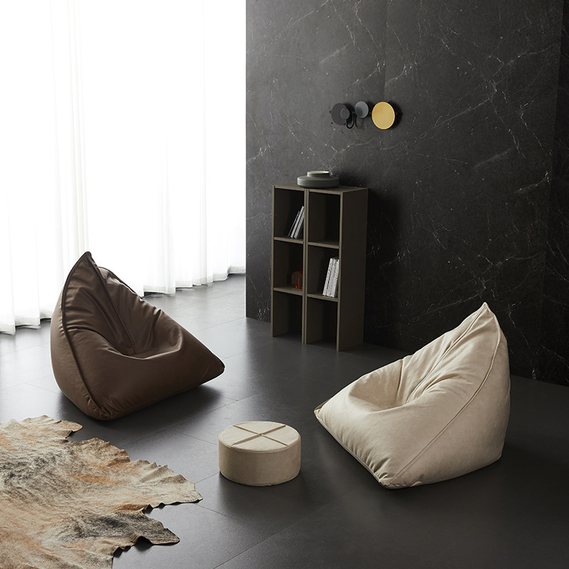 Sloth couch tatami tatami bedroom small cute girl bean bag Balcony Leather Lounge Leather Chair Single Chair Removable Wash Bag