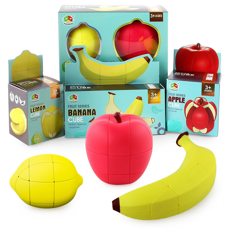 Children's educational toys 3-6 years old, 3, 4 years old, intelligence development, brain 4 thinking training baby fruit cube