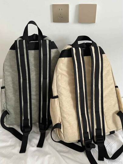 Waterproof large capacity trendy brand sports style travel bag schoolbag female high school college student junior high school student mountaineering bag backpack