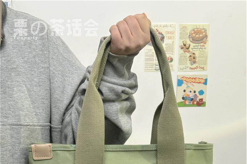 Мода холст 森系帆布包多分格手提袋女 日系ins学生上课通勤小拎包上班斜挎包 Bamruyalek