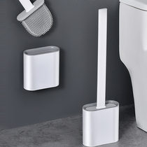 Japanese silicone toilet brush Wall Wall type no dead corner washing toilet brush household toilet cleaning artifact soft wool