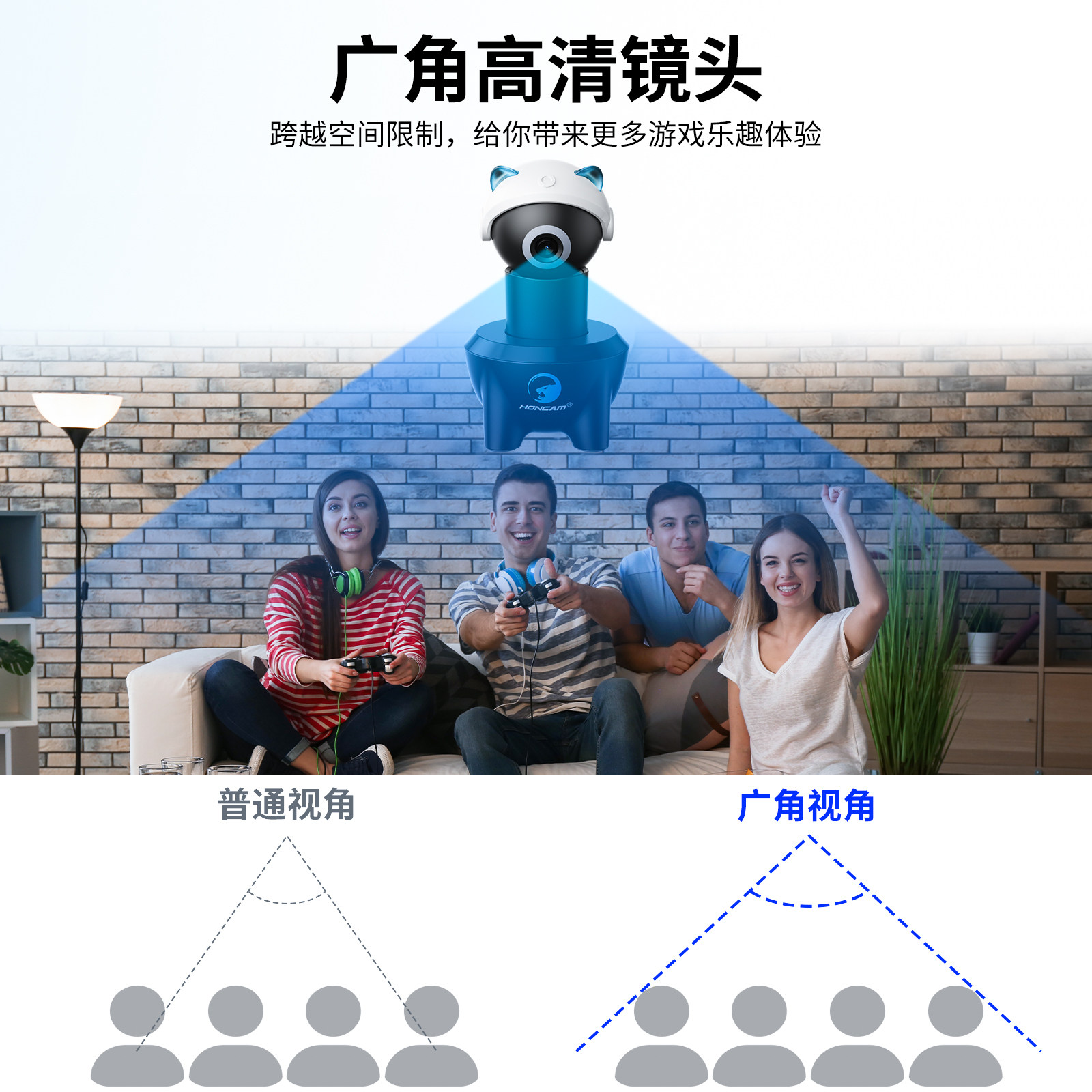 Honcam Switch2 Hd Camera Is Suitable for Nintendo Ns2 Console 1080P Hd Game Console Dedicated Video Photography Call Lens Wide-Angle 2Nd Generation 2.1 Million Pixel Accessories