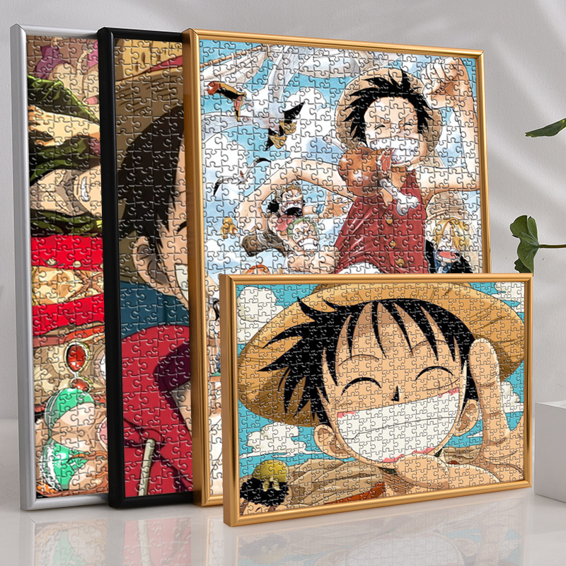 Aluminum alloy puzzle frame 1000 pieces puzzle photo frame wall hanging 50×75 support custom size framed picture frame