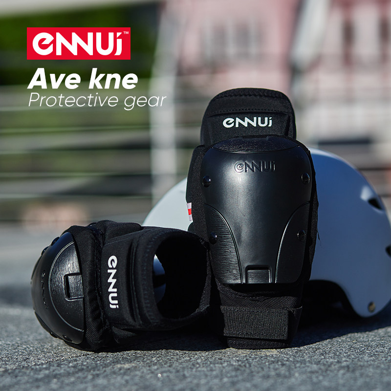 Powerslide Baoshilai ENNUI high-end roller skating skateboard extreme outdoor sports knee pads hard shell protective gear