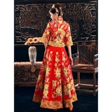 Весенний традиционный свадебный наряд Сюхэ, свадебное платье для невесты, вечернее платье, большой размер