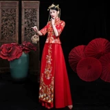 Зимний традиционный свадебный наряд Сюхэ, свадебное платье, вечернее платье для беременных, 2023, большой размер