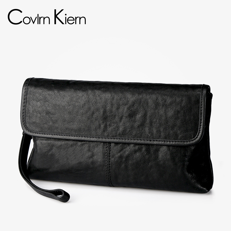 CovlörnKiern genuine leather handbag with bag 2021 new men's handbag letter enveloping Han edition fashion men's bag CK202