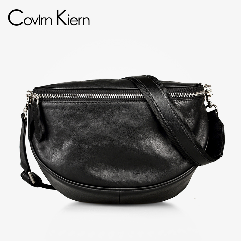 CovlrnKiern2021 new men's buns bag single shoulder inclined satchel leather single shoulder bag casual men's bag ck305