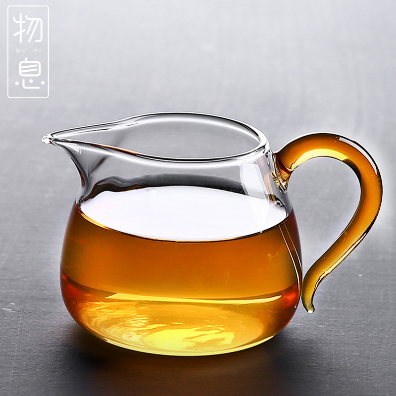 The glass cup glass tea divider heat resistance and thickness of large capacity transparent tea sea tea cup greedy cup fair cup