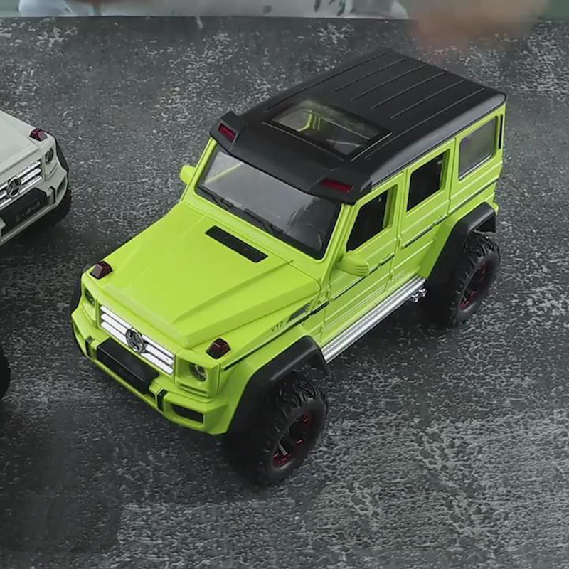 Big number Benz G500 Alloy Car Little Boy Kindergarten Toy Simulation Car Cross Country Model Practical Gift Car