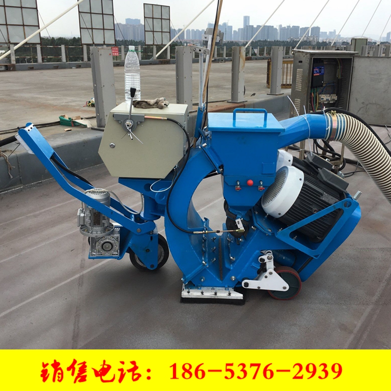 Pavement shot blasting machine hand-push concrete shot blasting machine 550 type steel plate rust removal machine self-propelled steel shot blasting machine