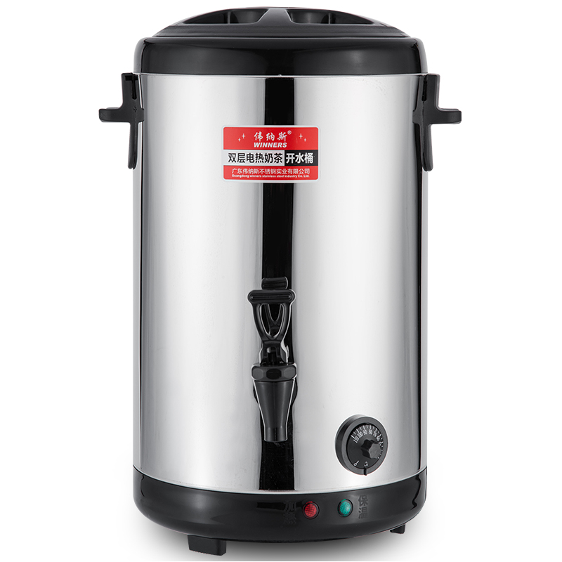 Large ltd. stainless steel electric heating milk tea barrel'm heat insulation barrels soymilk barrel double bucket KaiShuiTong soup barrels
