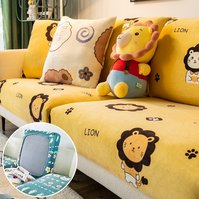 Sofa cover Hood Elastic all-all-purpose universal backrest Anti-cat arrest Anti-dust Four Seasons full cover cloth anti-slip seat cushion sleeve