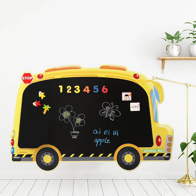 Magneartier Small Car Styling Blackboard Animal Styling Writing Whiteboard Children Creative Magnetic Graffiti Sketchpad Home Teaching Easy To Write Easy Blackboard Whiteboard Wall Sticker