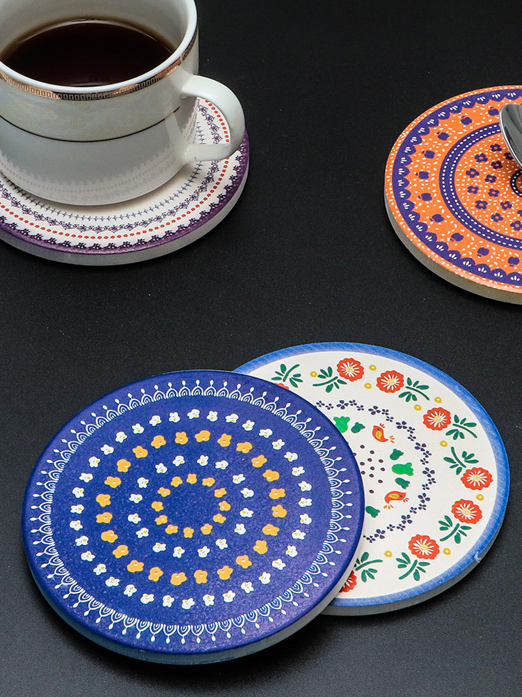 Diagra mud cup cup cup cup cup cup cup cup cup cushion in Dingalgae ins air insulation pad Nordic dining table mat household hot bowl cup mat