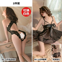 [2 штуки] Открытая промежностная соединительная одежда+ночное платье богиня