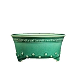 Purple Sand Flower Pot Ceramic Bonsai Drum Drum Drum Drum Tattoo Fack Patter