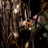 Светящаяся снежинка, рождественская елка, креативные украшения, рождественский магазин, сцена, атмосфера, макет магазина