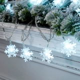 Светящаяся снежинка, рождественская елка, креативные украшения, рождественский магазин, сцена, атмосфера, макет магазина