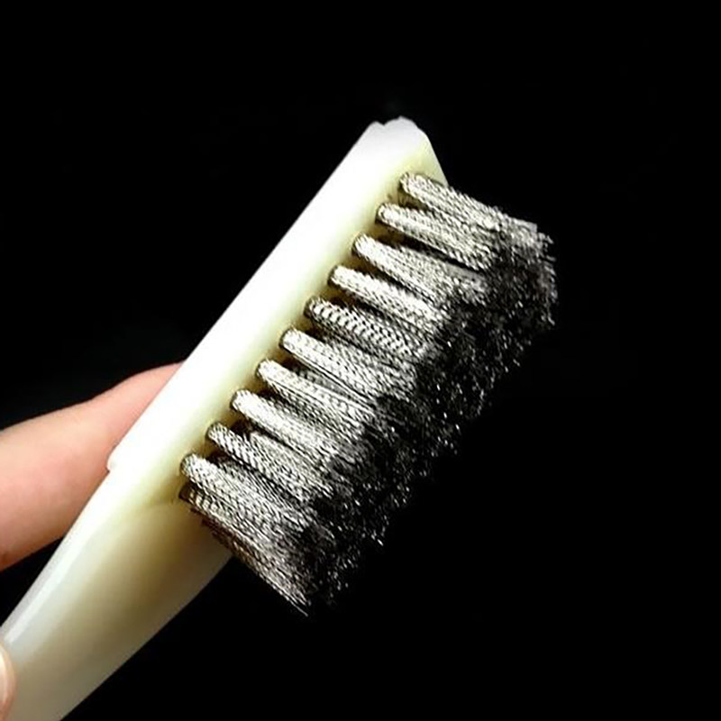 Ancient coin cleaning brush Wire brush Stainless steel brush Wen play brush Coin cleaning brush