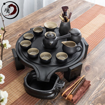 Whole Ukkim Stone Household minimalist tea tray Purple Sand Pot Kung Fu Tea Tea Tea Tea King Kiln Thou Kiln Defied White Porcelain Suit Tray