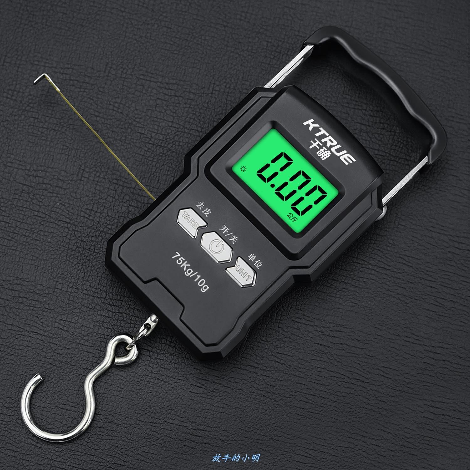 Portable electronic scale 100kg high precision portable 50kg hand hanging express mini small scale buy vegetable fishing weighing