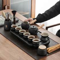 Uginshi Tea Tray Tea Set Suit Home Tea Table Day Style Brief Small Water Storage Dry Foam Table Drain Tea Sea Tray