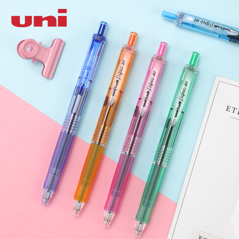 Japan Import Uni Mitsubishi Neutrino Pen 0 5 UMN-105C Sort By Type Water-based Pen With Notes Special Red Blue Black Uniball Figno Pen Exchangeable Refill K