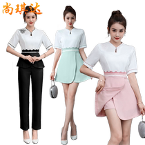 Autumn new high-end health center beauty and skin management fashionable age-reducing dress suit pedicure technician work clothes
