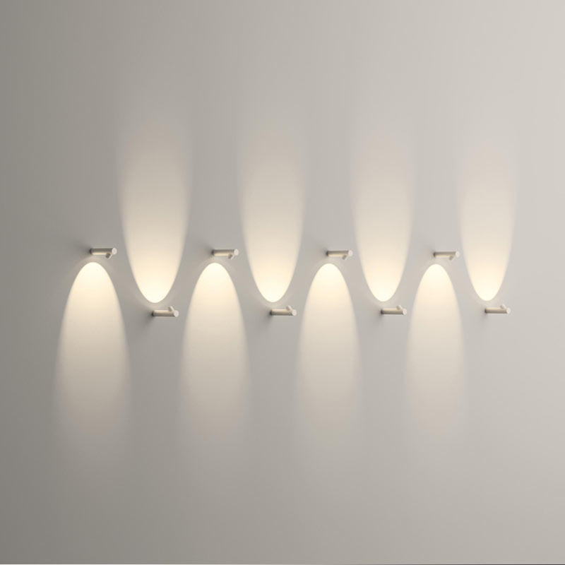 Outdoor wall lamp staircase aisle light waterproof wall washing lamp bamboo slub light villa exterior wall light garden light balcony outdoor light