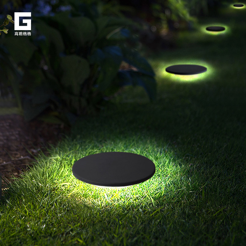 Outdoor Grass Terrace Lamp Waterproof Solar Lamp Modern Minimalist Court Lamp Garden Landscaping Courtyard Lamp Outdoor Meadow Light-Taobao