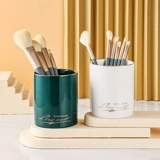 Держатель для ручек, керамическая настольная система хранения, высококачественная кисть для письма, легкий роскошный стиль