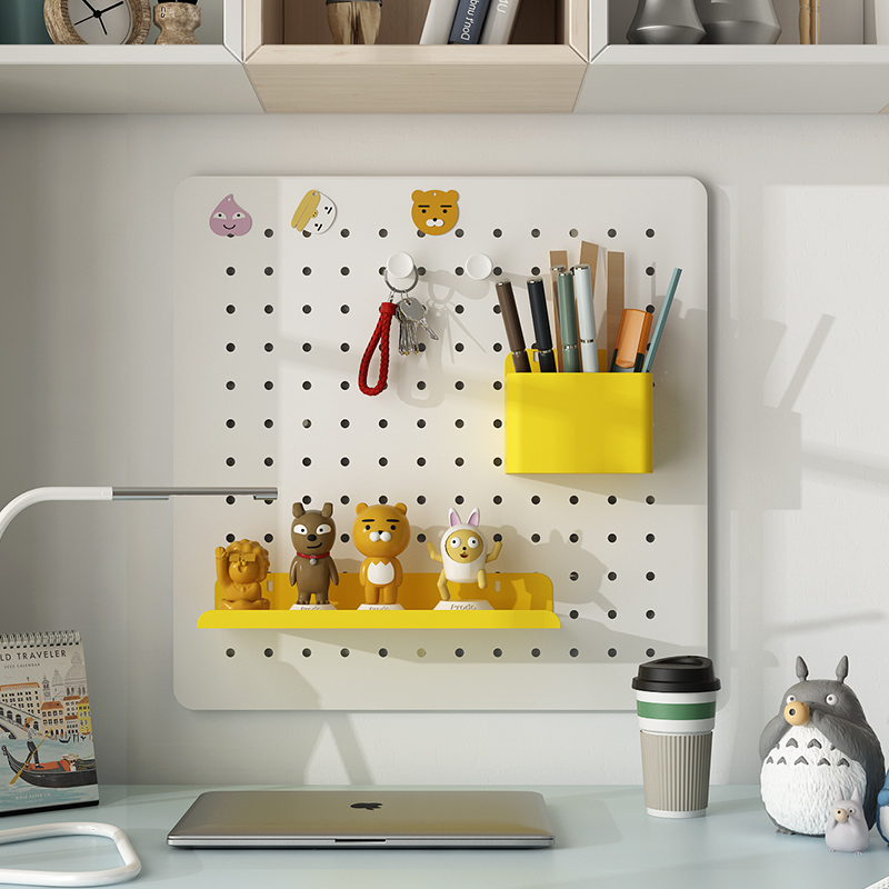 Dormitory Divine Instrumental Good Things College Student Girls Dorm Room Hanging Wall Desk desk stationery containing dongle board shelve