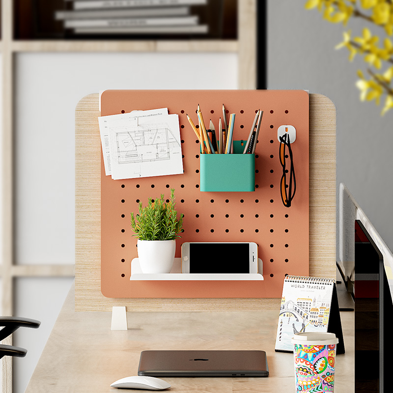 Desk Partition Hanging Dongle Board Shelve Board Shelve Free Office Good Things Book Desktop Station Key Containing