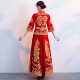 Традиционный свадебный наряд Сюхэ, свадебное платье, 2020, по фигуре