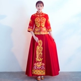 Традиционный свадебный наряд Сюхэ, свадебное платье, 2020, по фигуре