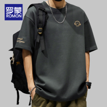 Luo Meng summer mens short-sleeved T-shirt mens thin casual mens T-shirt top mens loose half-sleeved mens summer clothing