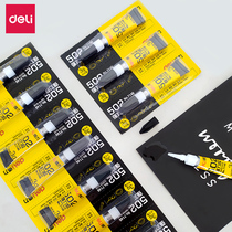 Effective 502 glue plastic vials strong universal fix sticky shoes special glue metallic glass ceramic glued wood fill epoxy resin glue small glue 5.02 million can adhesive