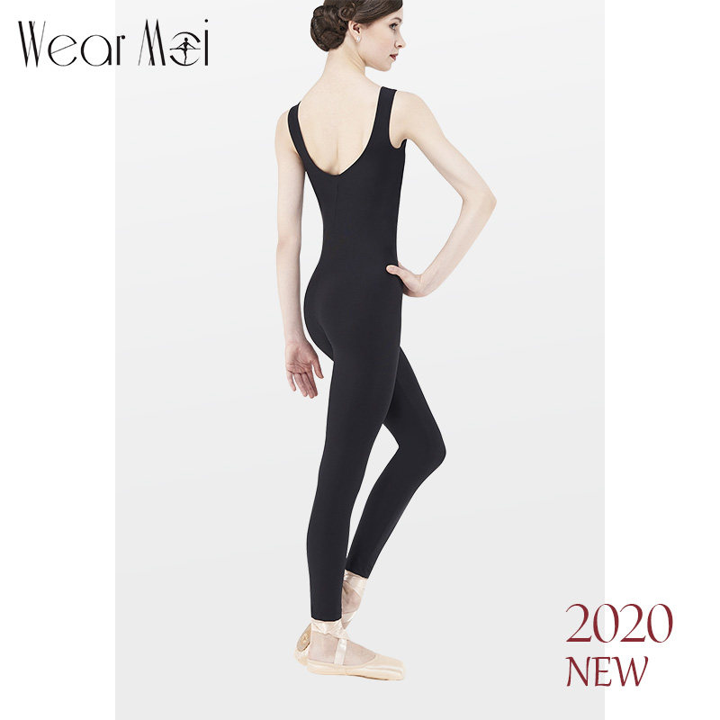 Weimo ballet warm-up pants Ballet practice pants Body suit Women's jumpsuit Aerial yoga suit ANJOU