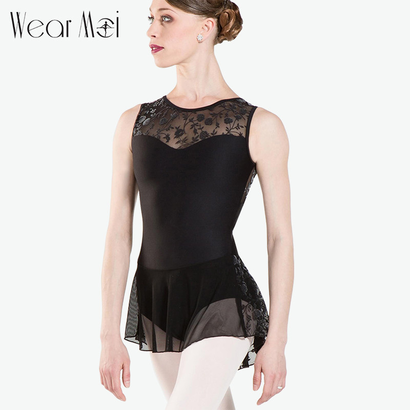Ballet body suit Imported one-piece dress Ballet practice suit Adult female classical national mesh dance suit SABINE