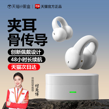 Officially Compatible Apple Bone Conduction Bluetooth Earphones, Wireless Clip-On Ear-Hook Sports Earphones, Non-In-Ear, 2024 New Model