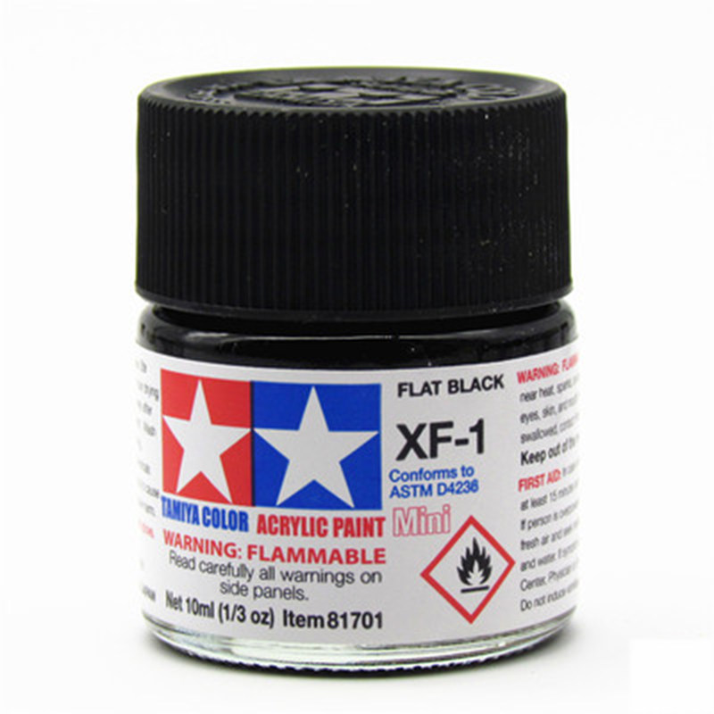 Tamiya water-based paint Matting paint XF1 matting black XF2 matting white XF 3 4 5 6 7 8 Model paint